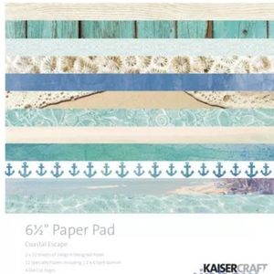 KAISERCRAFT Coastal Escape paper pads 6.5 * 6.5